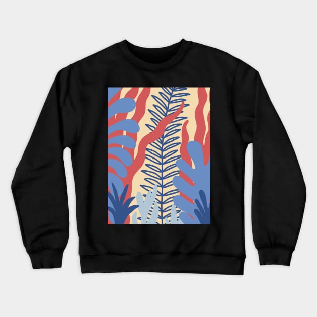 Colorful plants Crewneck Sweatshirt by juliealex